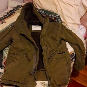 Abercrombie & Fitch bomber cargo jacket